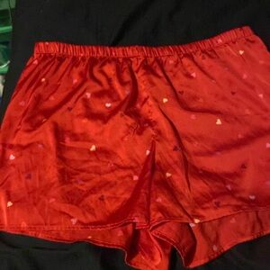 Target silk sleep shorts size medium but fits more like a large!
